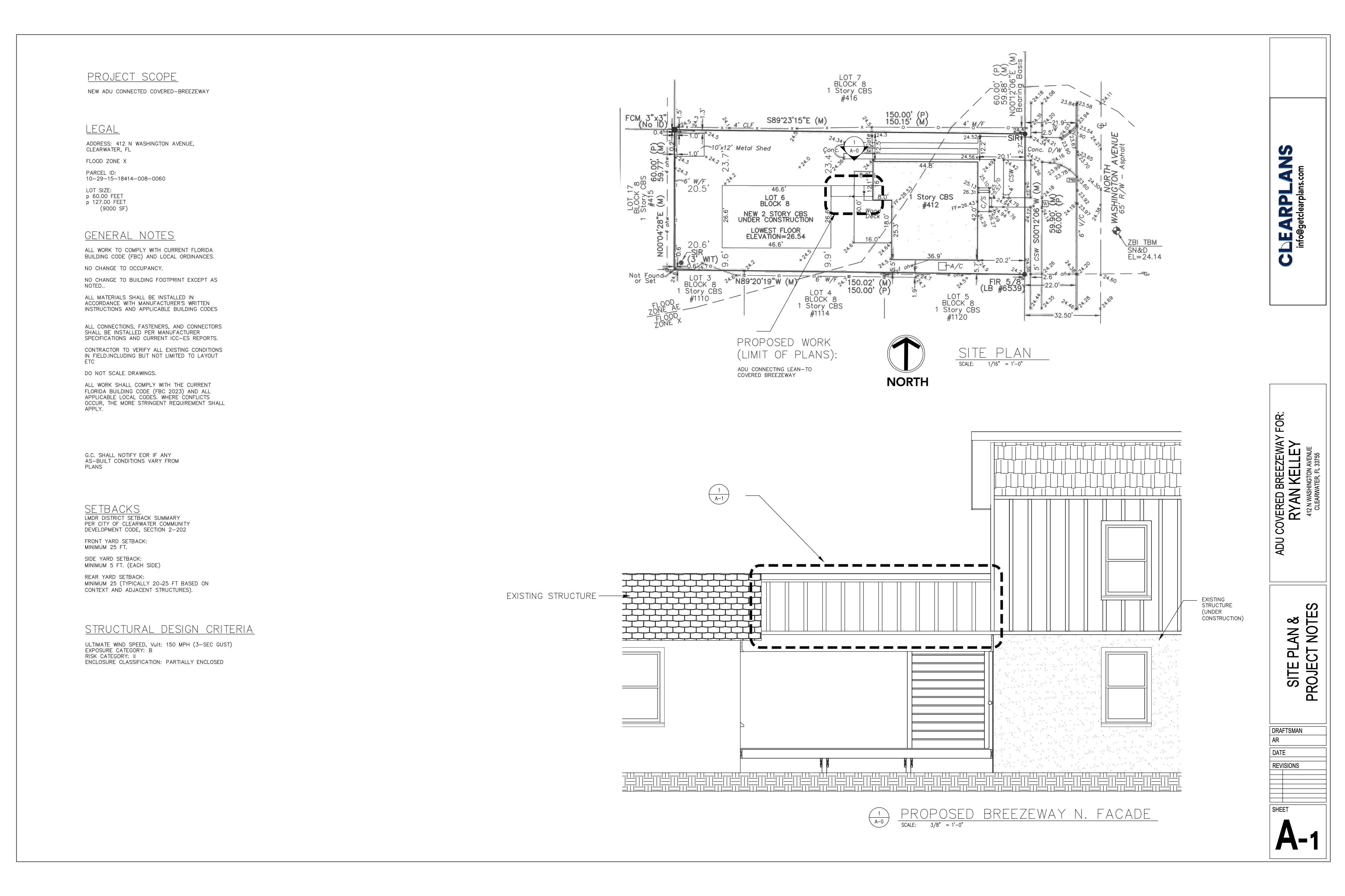 Redacted construction plans example 1