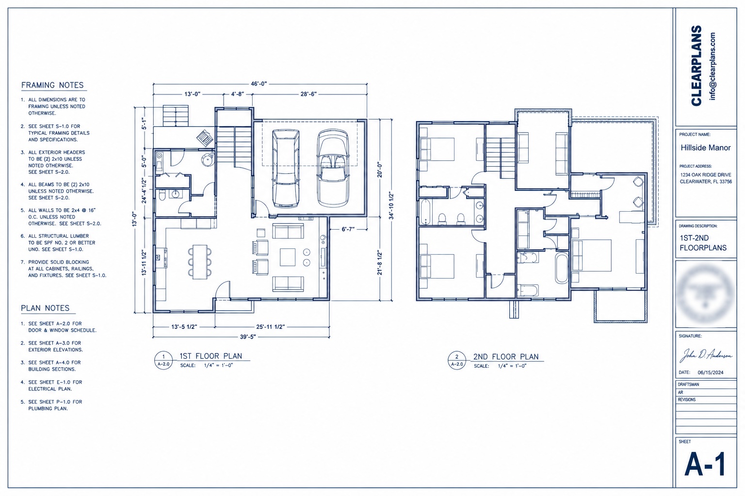 Permit Ready Plans Example